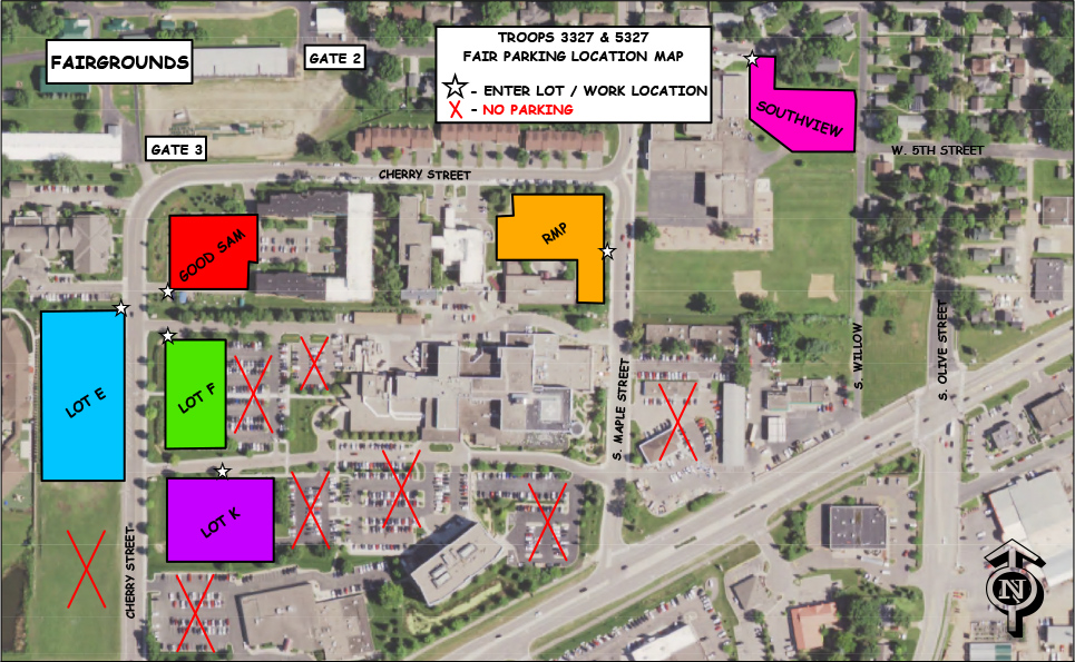 Carver County Fair Parking Map thumbnail