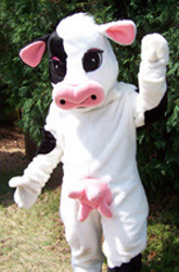 Tippy the cow mascot
