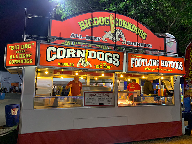 BigDog Corndogs stand at the Carver County Fair