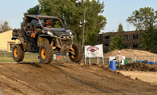 Carver County Fair demolition derby