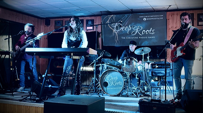 Deep Roots performing live on stage