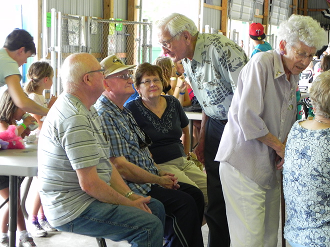Senior citizens at the Carver County Fair